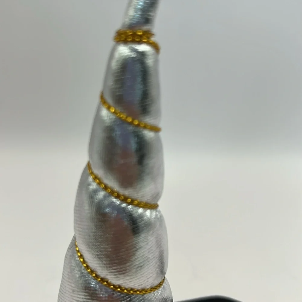 Silver Unicorn Horn Headband - Picture 7 of 7